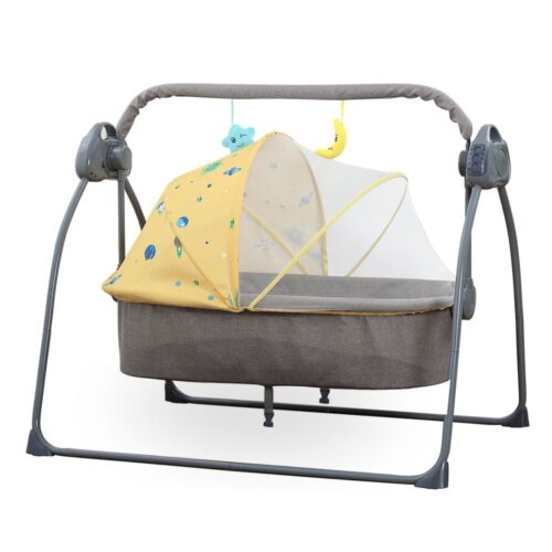 Baby Cradle gray tone Yellow