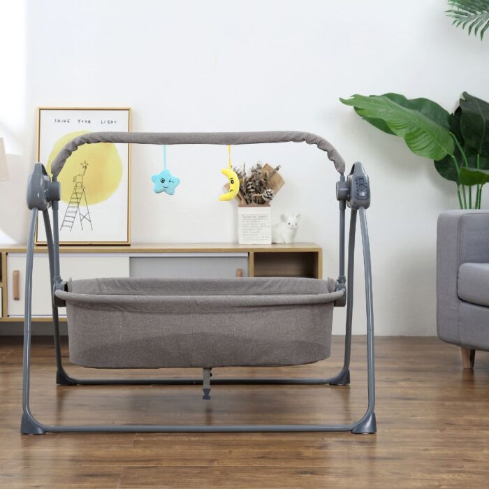 Baby Cradle gray tone grey