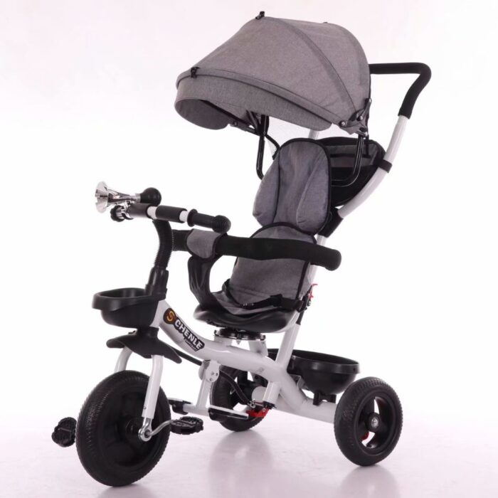 Children's Tricycle Four-in-one Brown