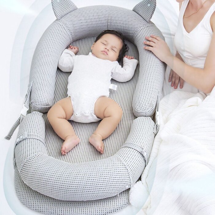 Soft Breathable Newborn Lounger Bed Baby Nest